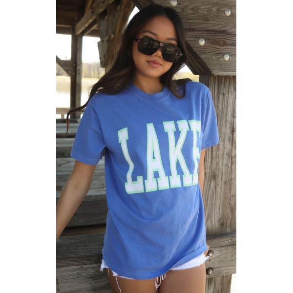 charlie southern: classic lake tee - blue