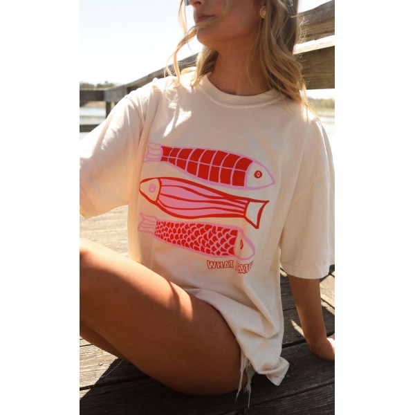 charlie southern: what a catch fish tee