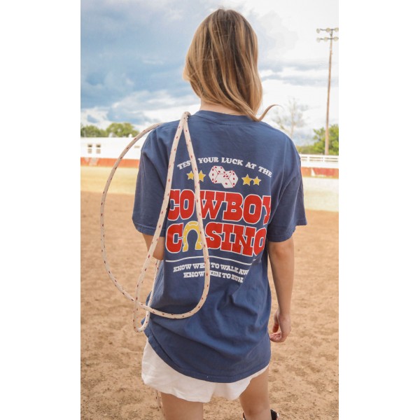 charlie southern: cowboy casino t shirt